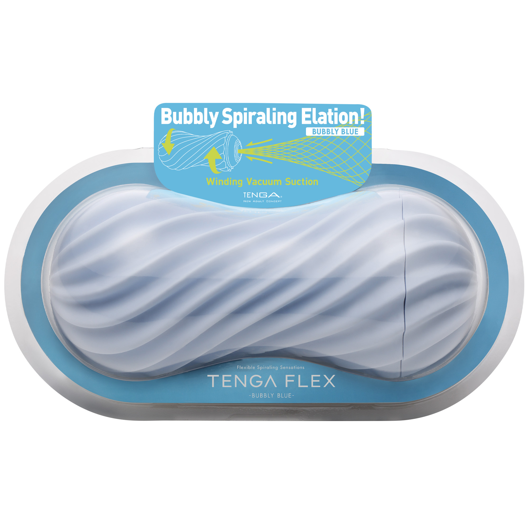 Tenga Flex Bubbly Blue - 3