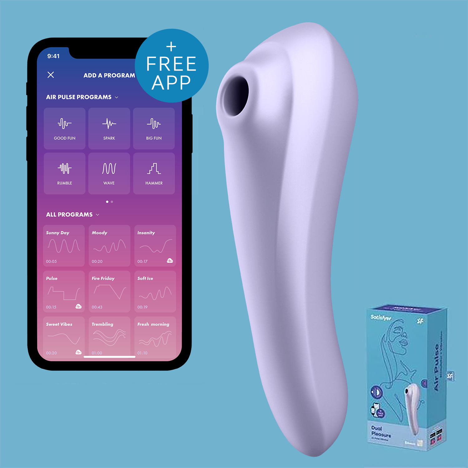 Satisfyer Dual Pleasure Mauve - 3