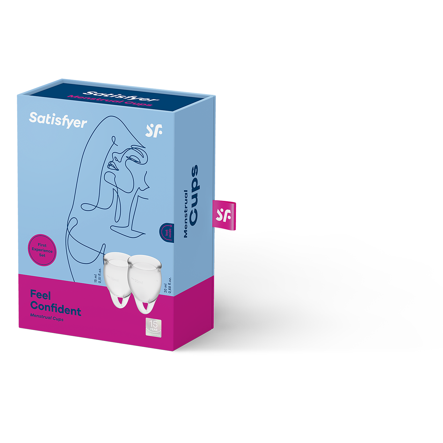 Satisfyer Feel Confident Menstrual Cup Transparent
