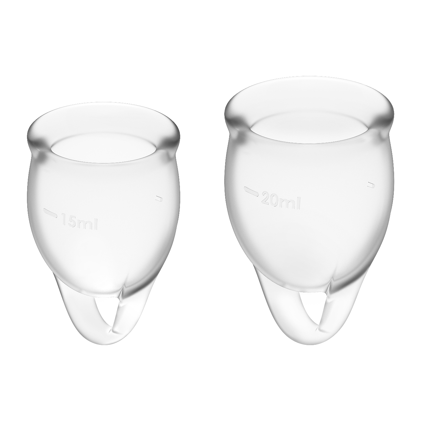 Satisfyer Feel Confident Menstrual Cup Transparent