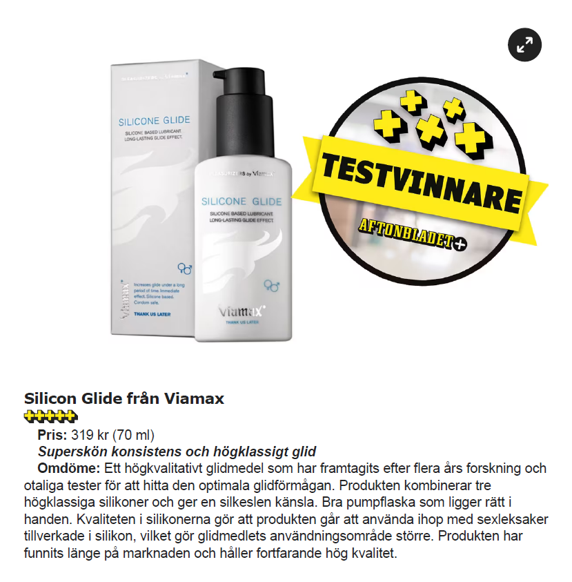 Viamax Silicone glide 70 ml - 2