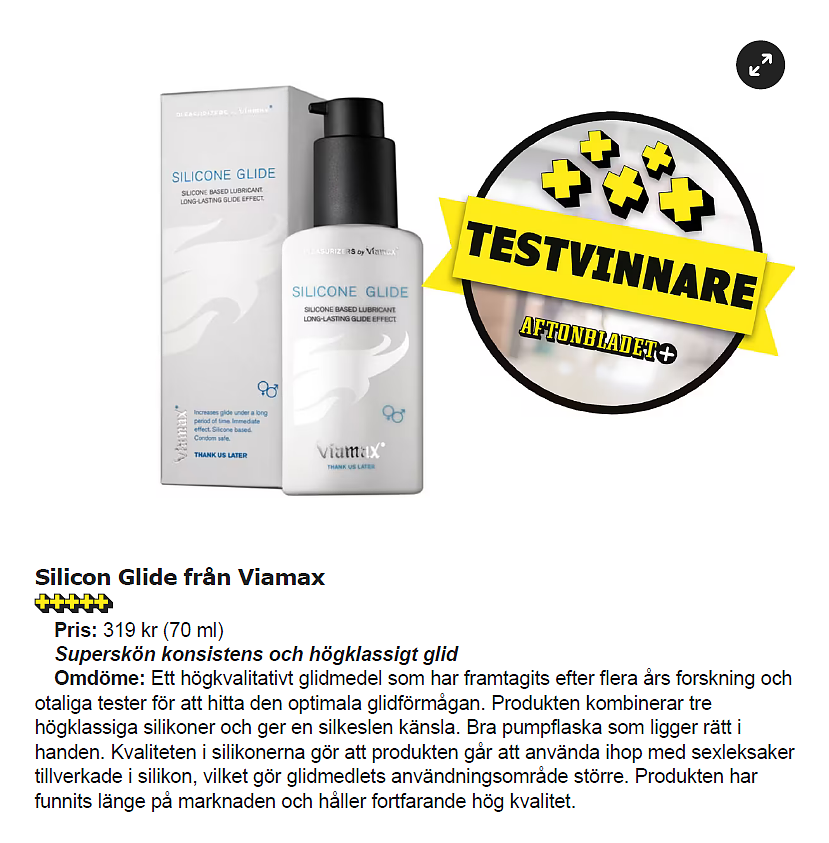 Viamax Silicone glide 70 ml