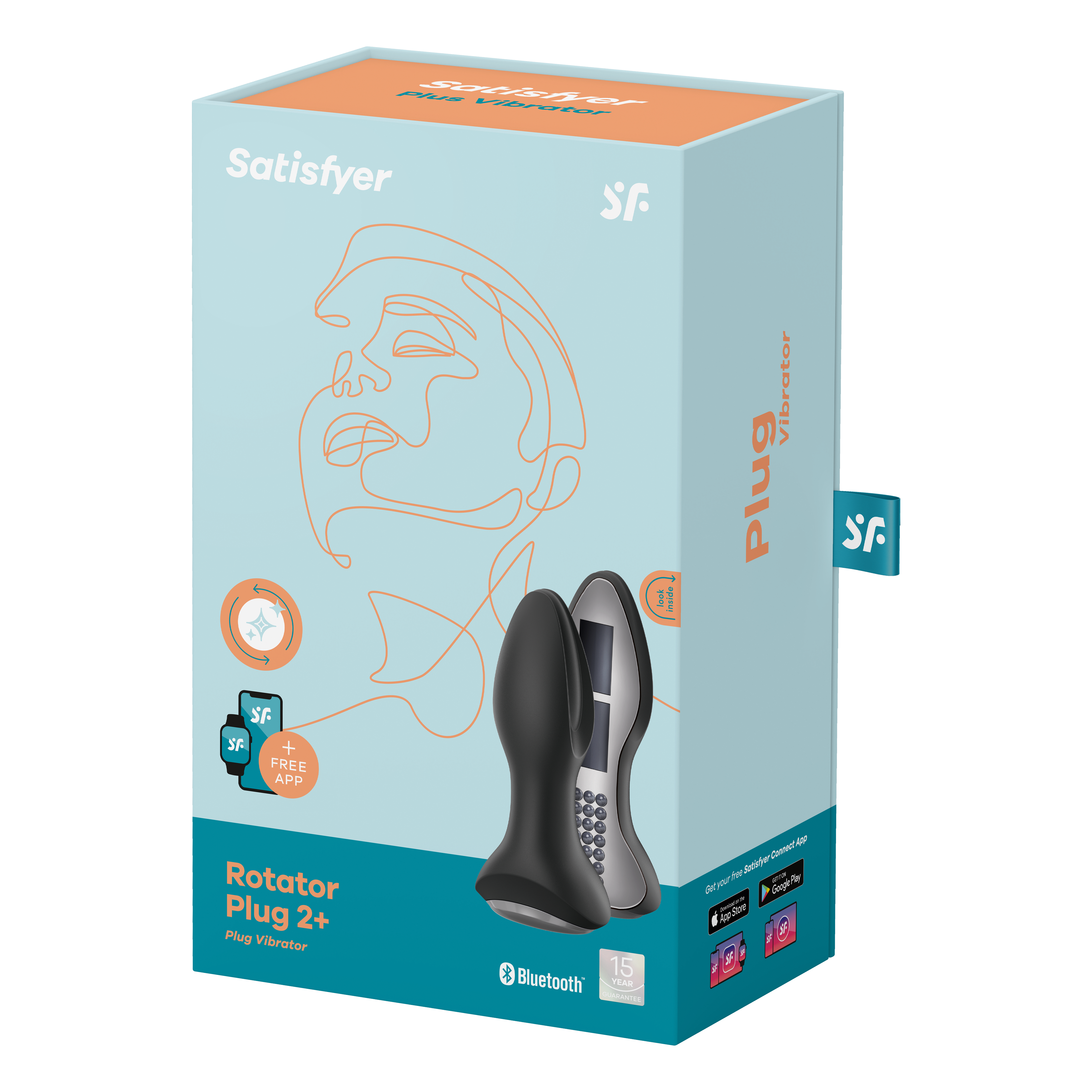 Satisfyer Rotator Plug 2+ black - 5