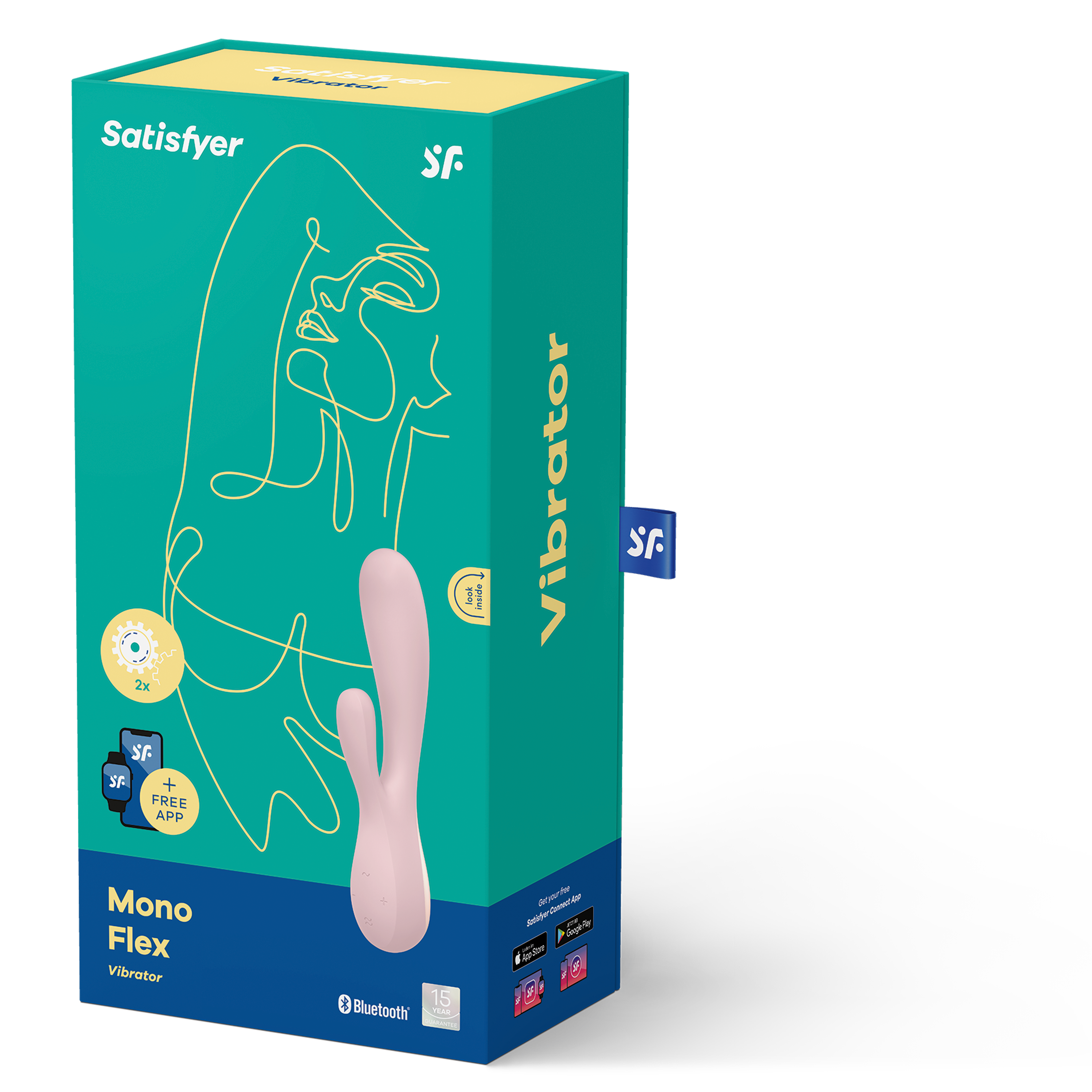 Satisfyer Mono Flex Mauve incl. Bluetooth and App - 3