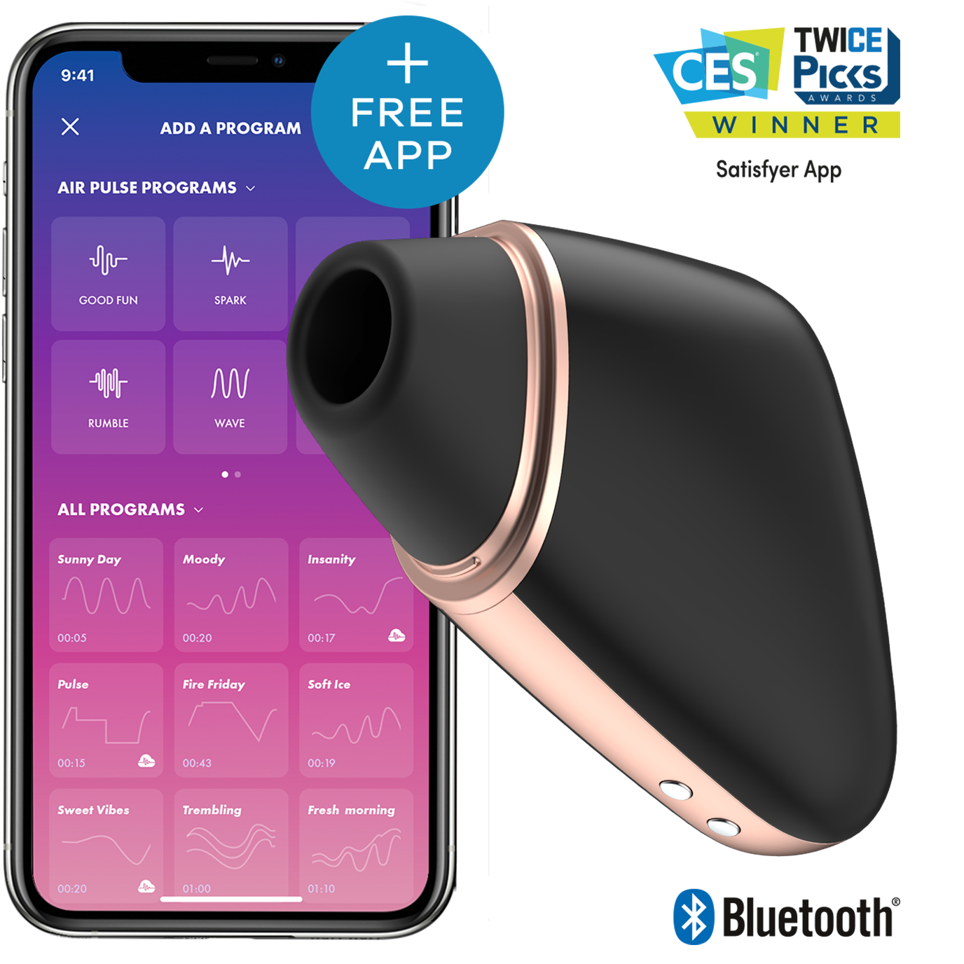 Satisfyer Love Triangle Black - 2
