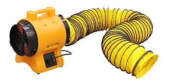 Ventilator Holstein 12" inkl 15,4m Slang