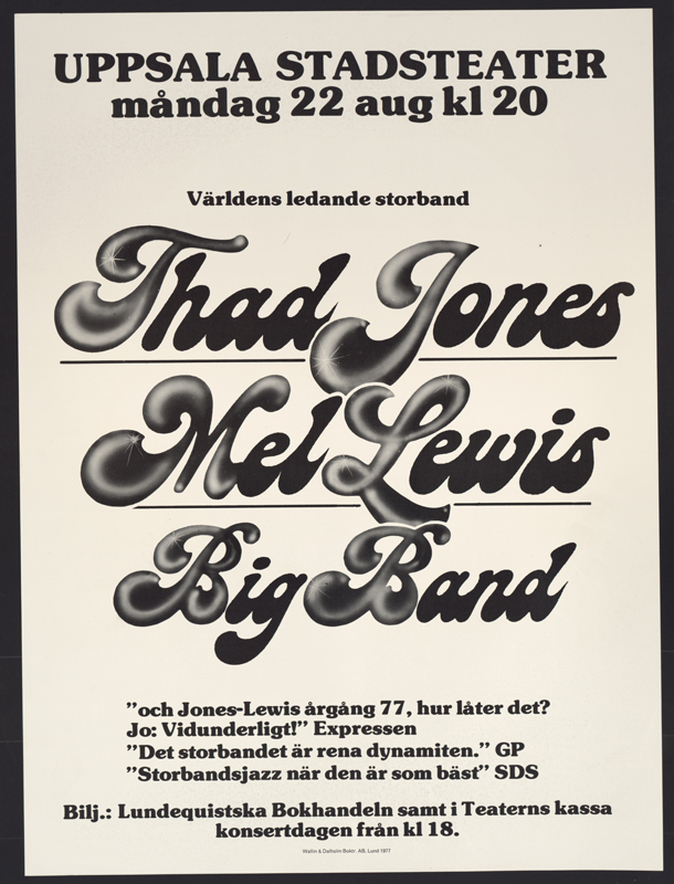THAD JONES MEL LEWIS BIG BAND