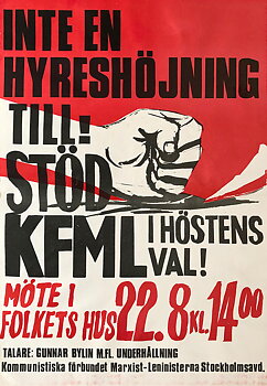 KFML – INTE EN HYRESHÖJNING TILL!
