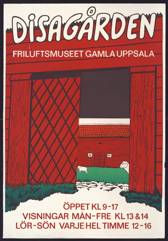 DISAGÅRDEN – 4 ST OLIKA AFFISCHER - 4