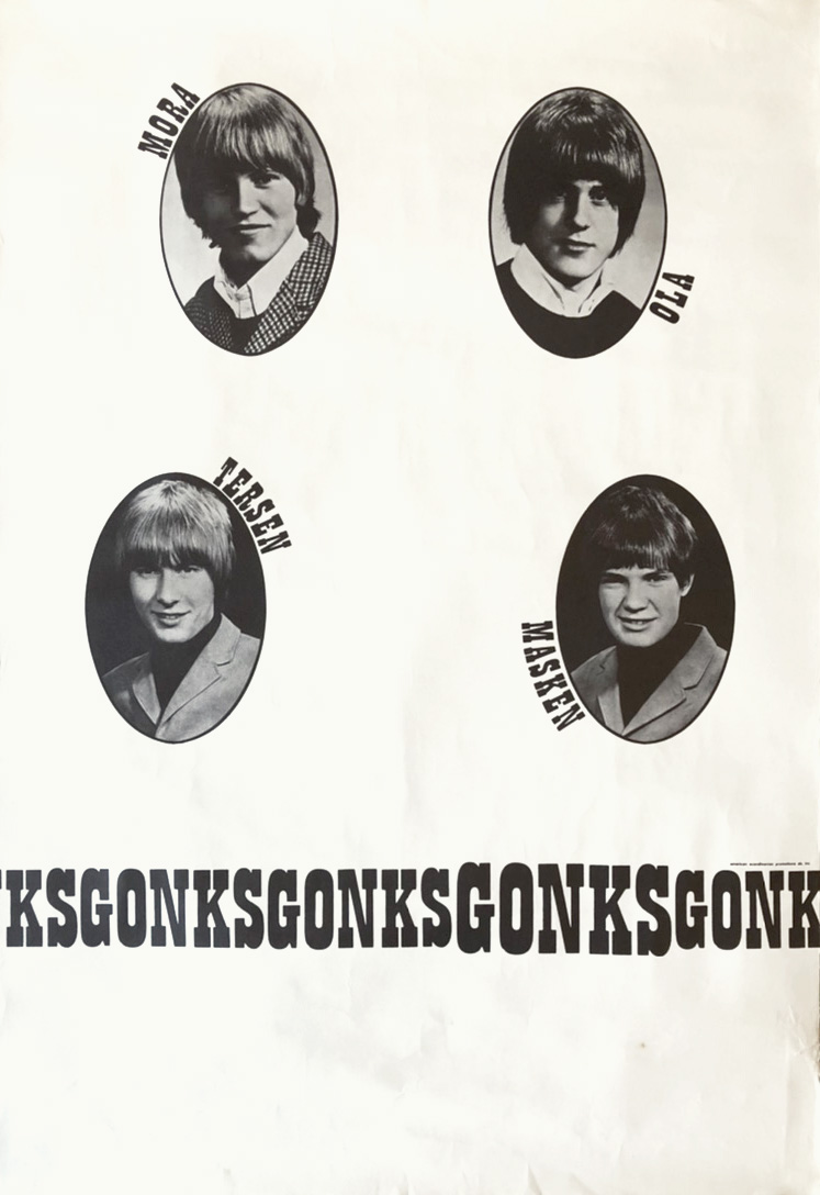 GONKS – SVARTVIT
