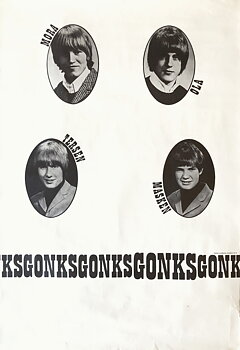 GONKS – SVARTVIT