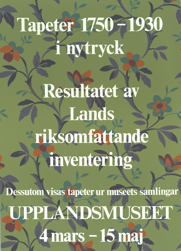 TAPETER – UPPLANDSMUSEET (GRÖN)
