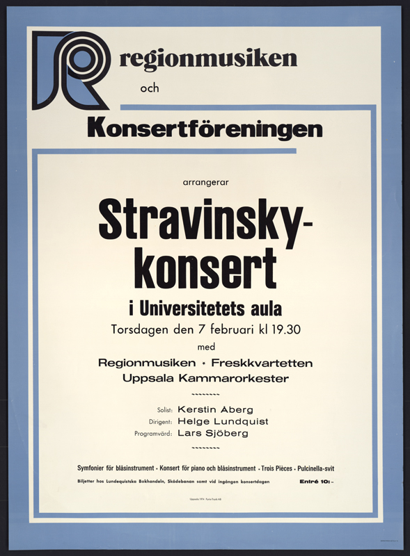 STRAVINSKYKONSERT – FRESKKVARTETTEN BL.A.