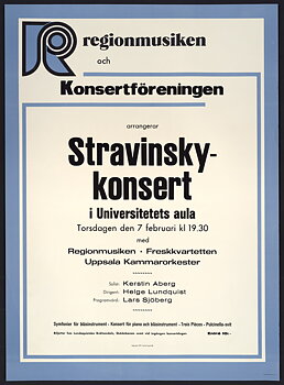 STRAVINSKYKONSERT – FRESKKVARTETTEN BL.A.