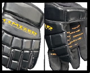 OPTIMIZED BANDYHANDSKAR OPTIGRIP Black