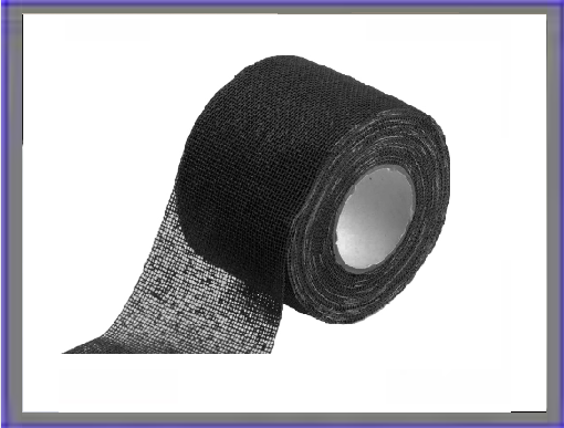 GREPP TEJP (GAUZE) SVART 38mm x 9.1Meter