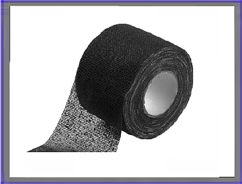 GREPP TEJP (GAUZE) SVART 38mm x 9.1Meter