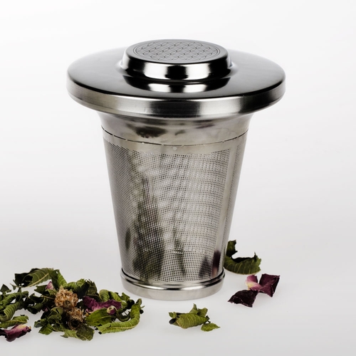 Rostfritt te-filter 13 cm