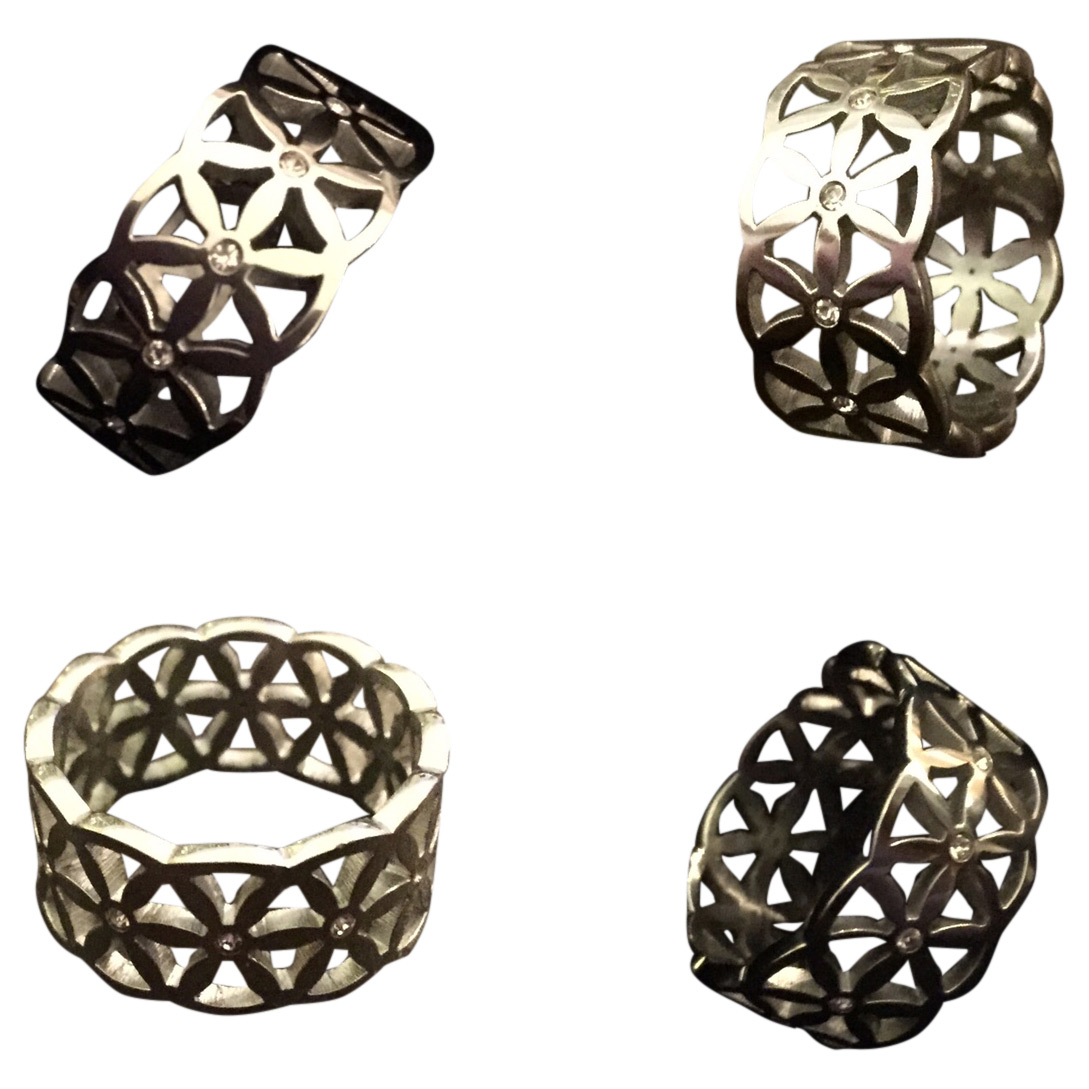 Ring - Flower of life - 10mm - 3
