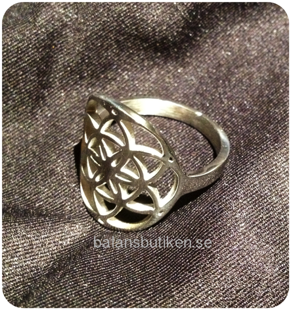 Livets blomma - Seed of life Ring - 3