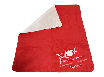 Biofotonfilt "Sport" 200 x 150 cm - röd