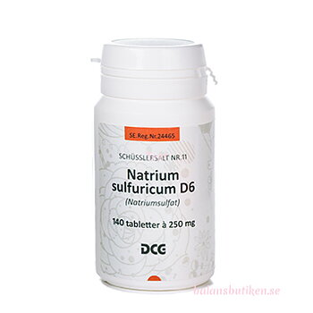 Natrium Sulfuricum D6  -  Nr:11
