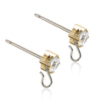 Safety ear pin - guld