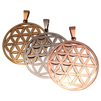 Hängsmycke - Flower of life 45mm