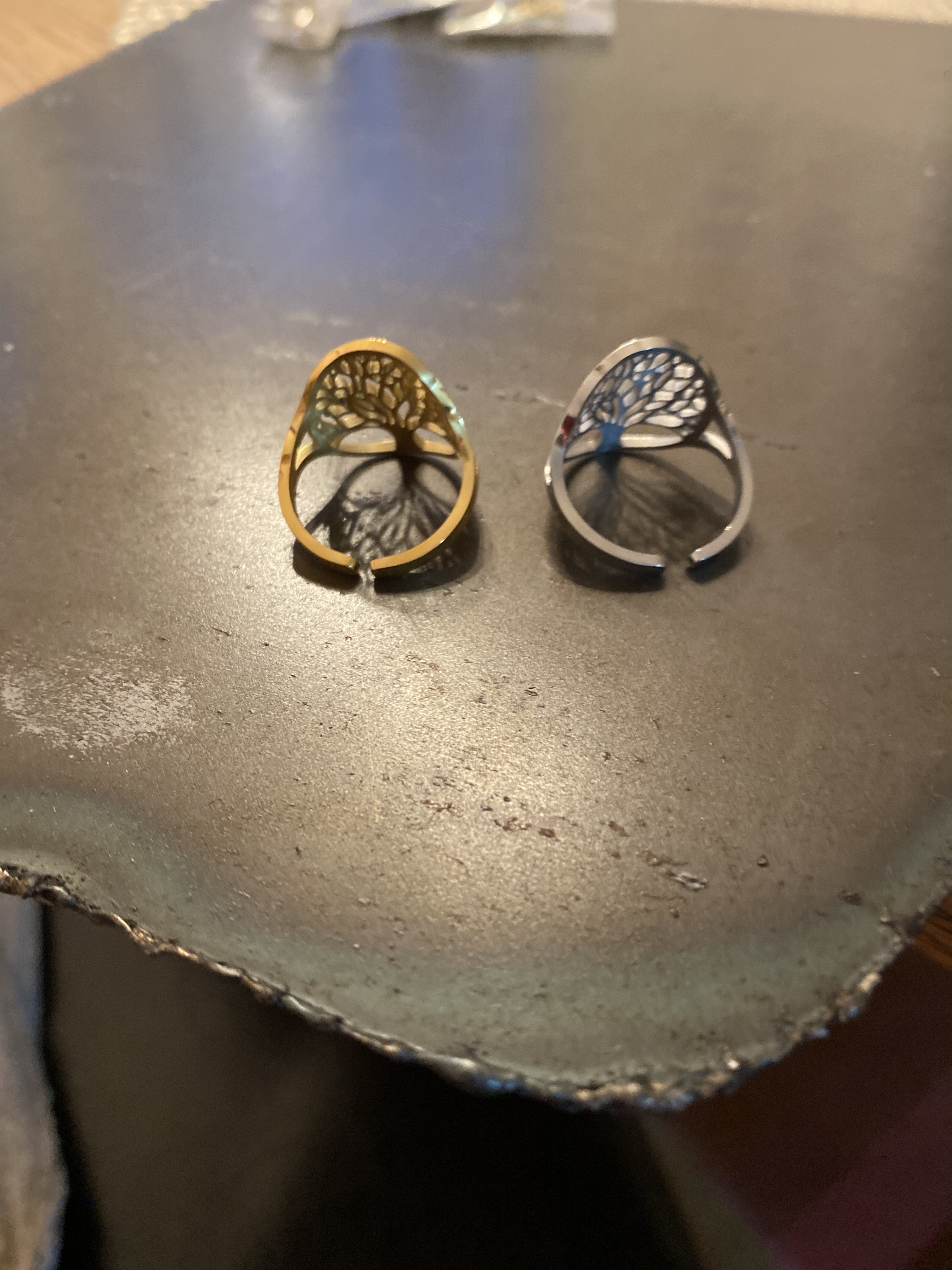Ring - Tree of Life - Ädelstål eller Guldförgyllt - 3