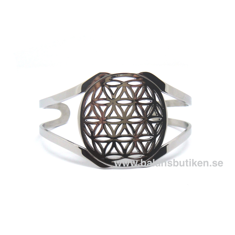 Armband - Flower of Life - Ädelstål