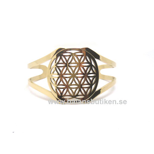 Armband Flower of Life - Guldförgyllt