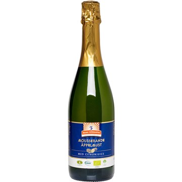 Mousserande äppelmust med citron, 750 ml