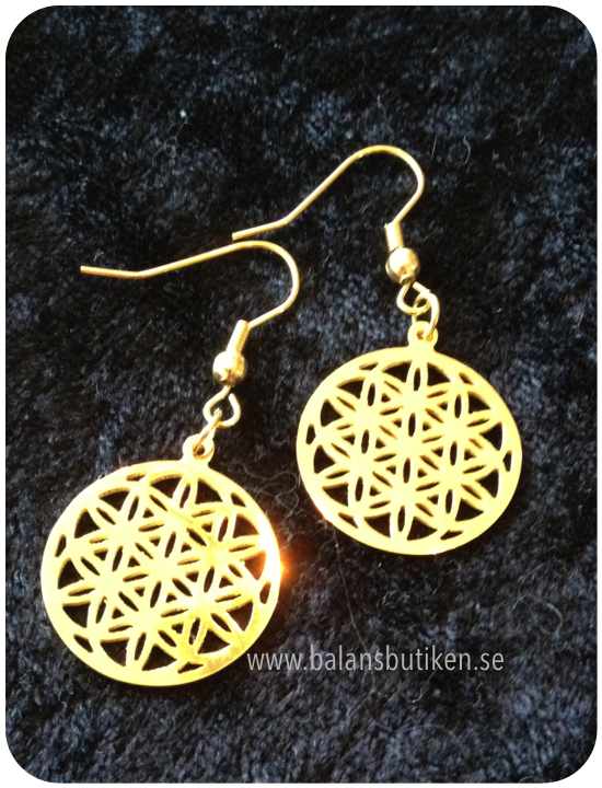 Örhängen - Flower of life - 3