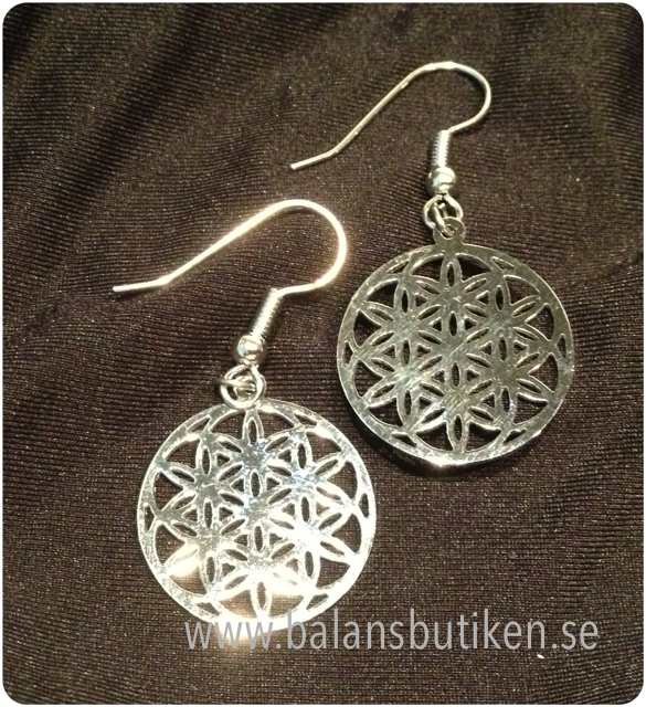 Örhängen - Flower of life - 2