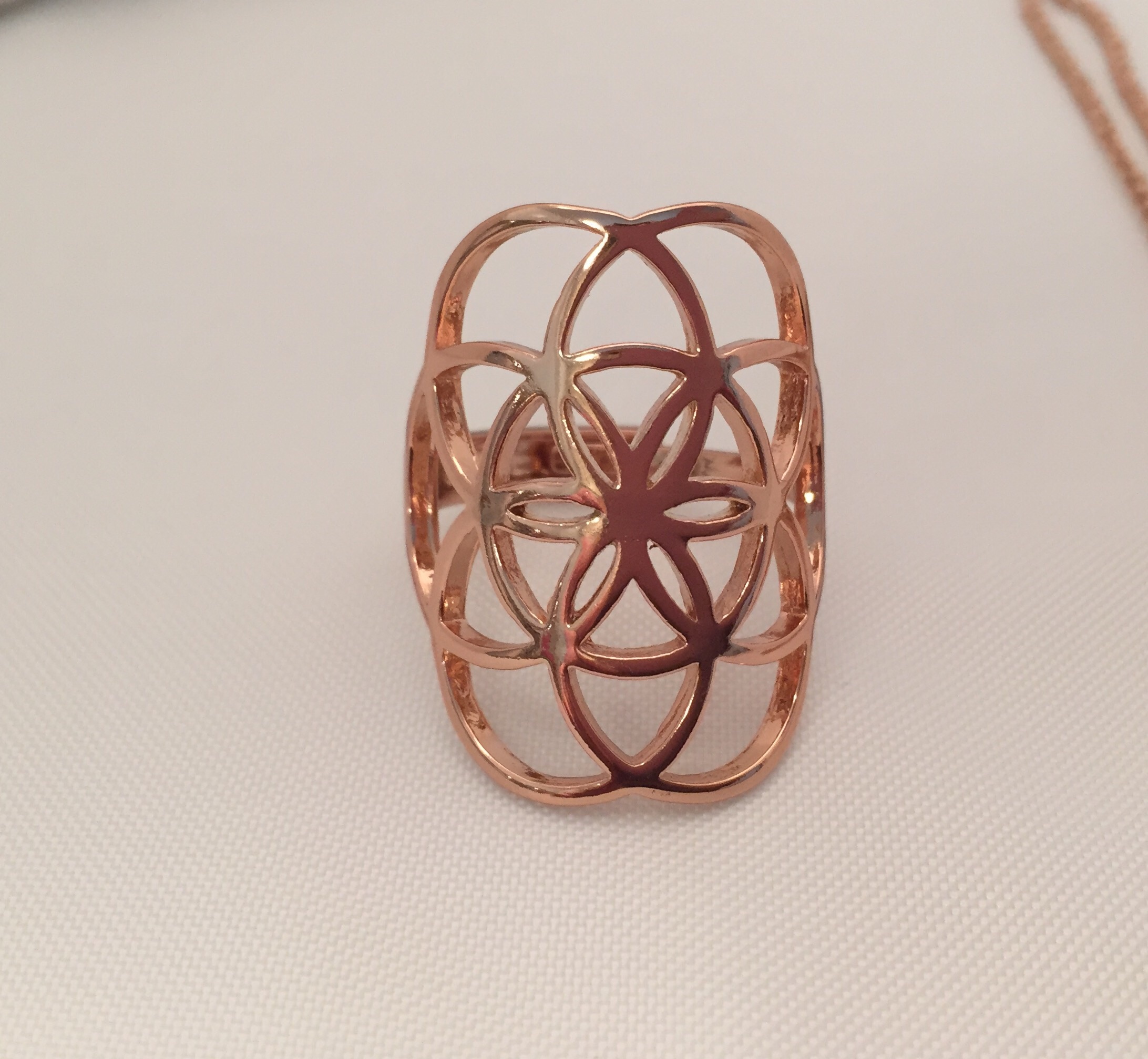 Flower of life - Seed of life Ring - 2