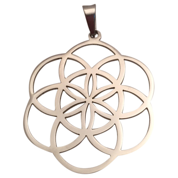 Flower of life - Seed of life  hängsmycke 3,5 cm - 3