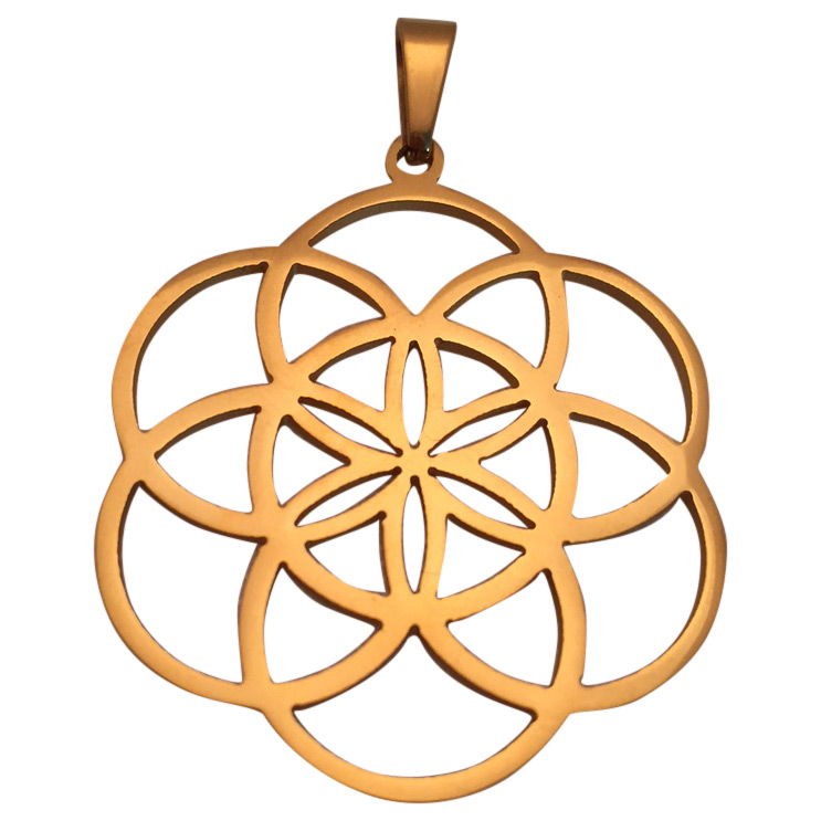 Flower of life - Seed of life  hängsmycke 3,5 cm