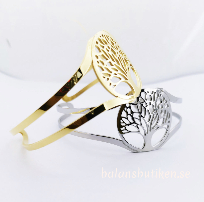 Armband - Tree of Life - Ädelstål eller Guldförgyllt