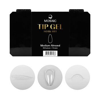 Geltips  Medium almond