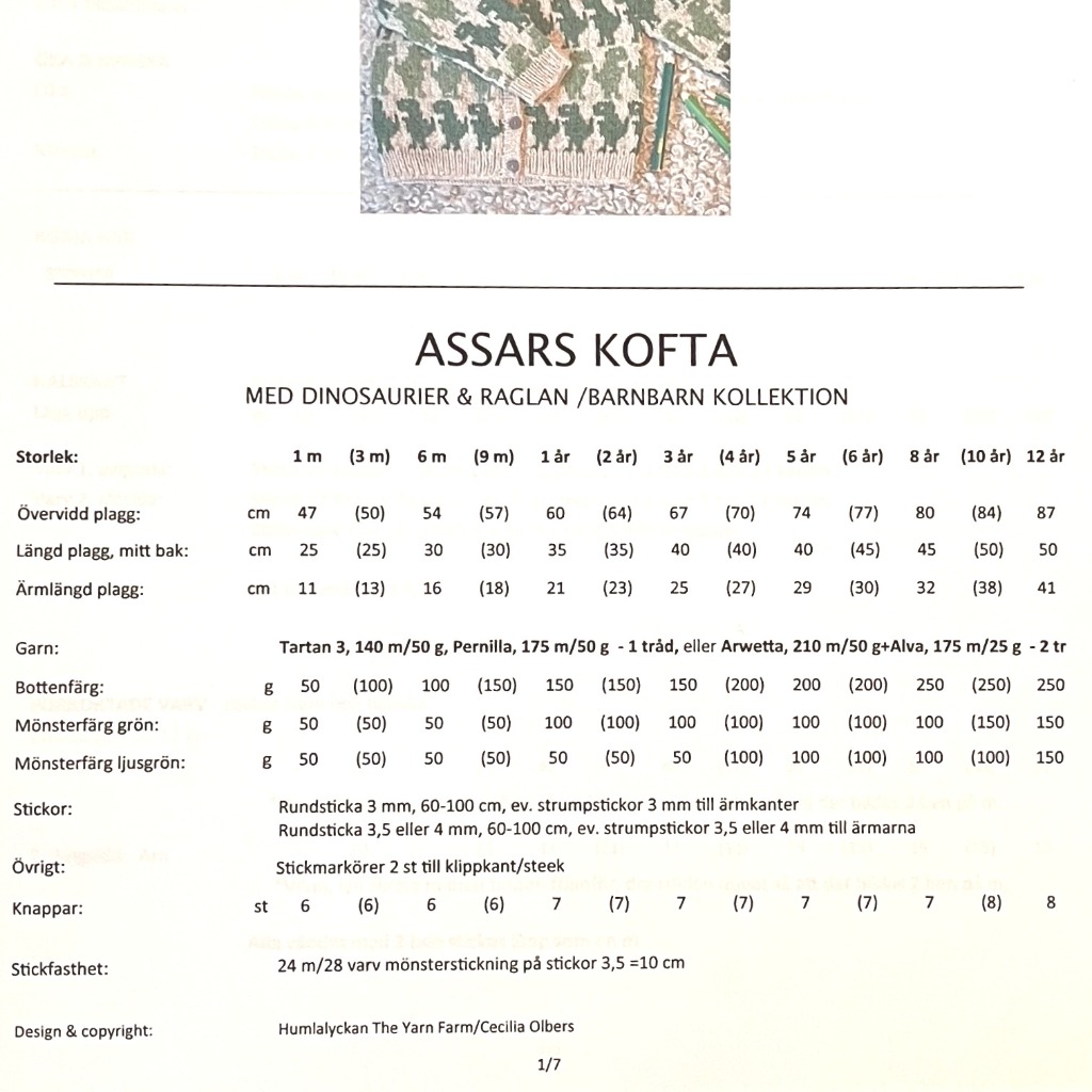 ASSARS KOFTA, BARNBARN KOLLEKTION, PDF-FIL - 2