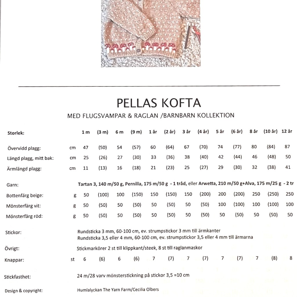 PELLAS KOFTA, BARNBARN KOLLEKTION, PDF-FIL - 2