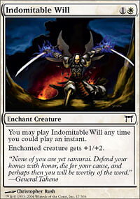 MTG Champions of Kamigawa - Indomitable Will