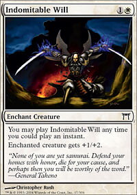 MTG Champions of Kamigawa - Indomitable Will