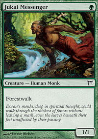 MTG Champions of Kamigawa - Jukai Messenger
