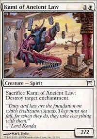 MTG Champions of Kamigawa - Kami of Ancient Law