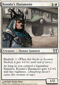 MTG Champions of Kamigawa - Konda's Hatamoto