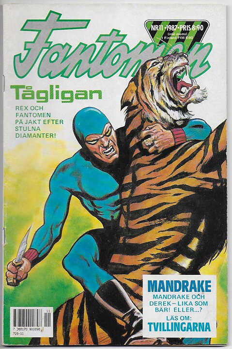 Fantomen 1987 Nr 11 FN/VF