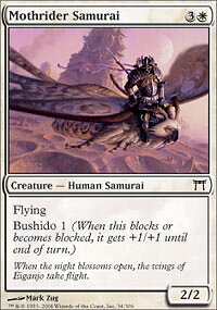 MTG Champions of Kamigawa - Mothrider Samurai