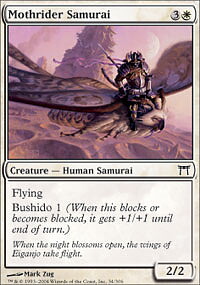 MTG Champions of Kamigawa - Mothrider Samurai