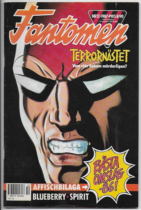 Fantomen 1987 Nr 12 FN/VF med Affisch